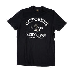 OVO Octobers Very Own Owl T Shirt Small Mens Black Y2K Rap Hip Hop Tee